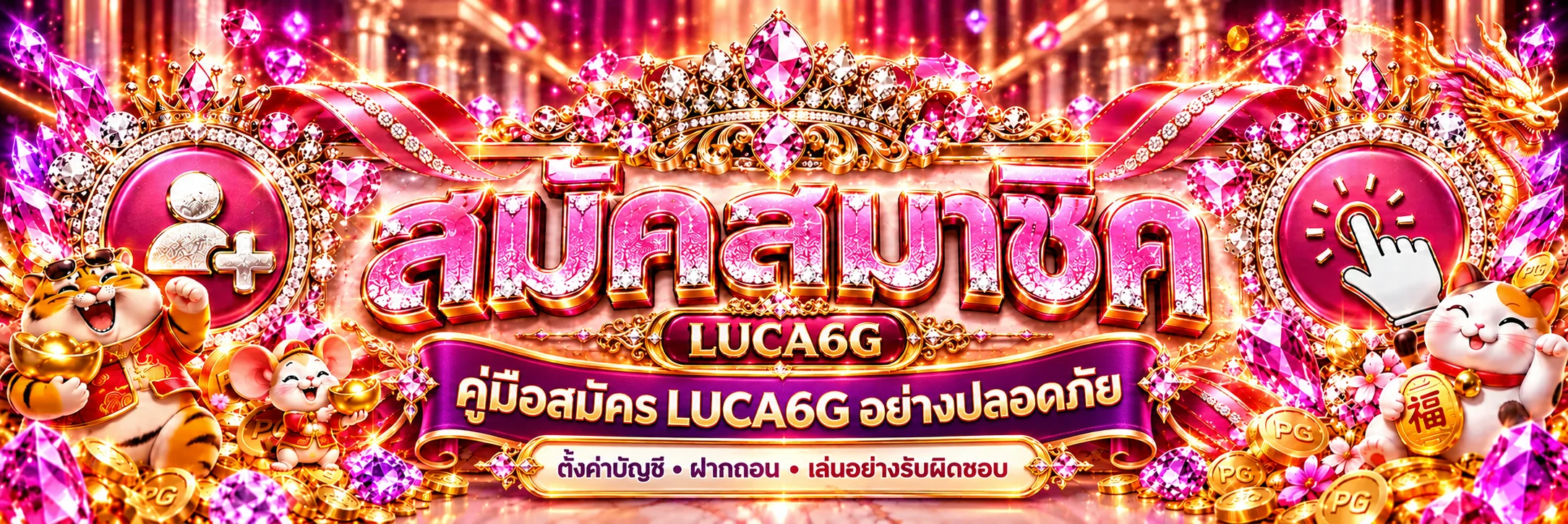 LUCA6G สมัครอย่างปลอดภัย | ฝากถอนและดูแลบัญชี